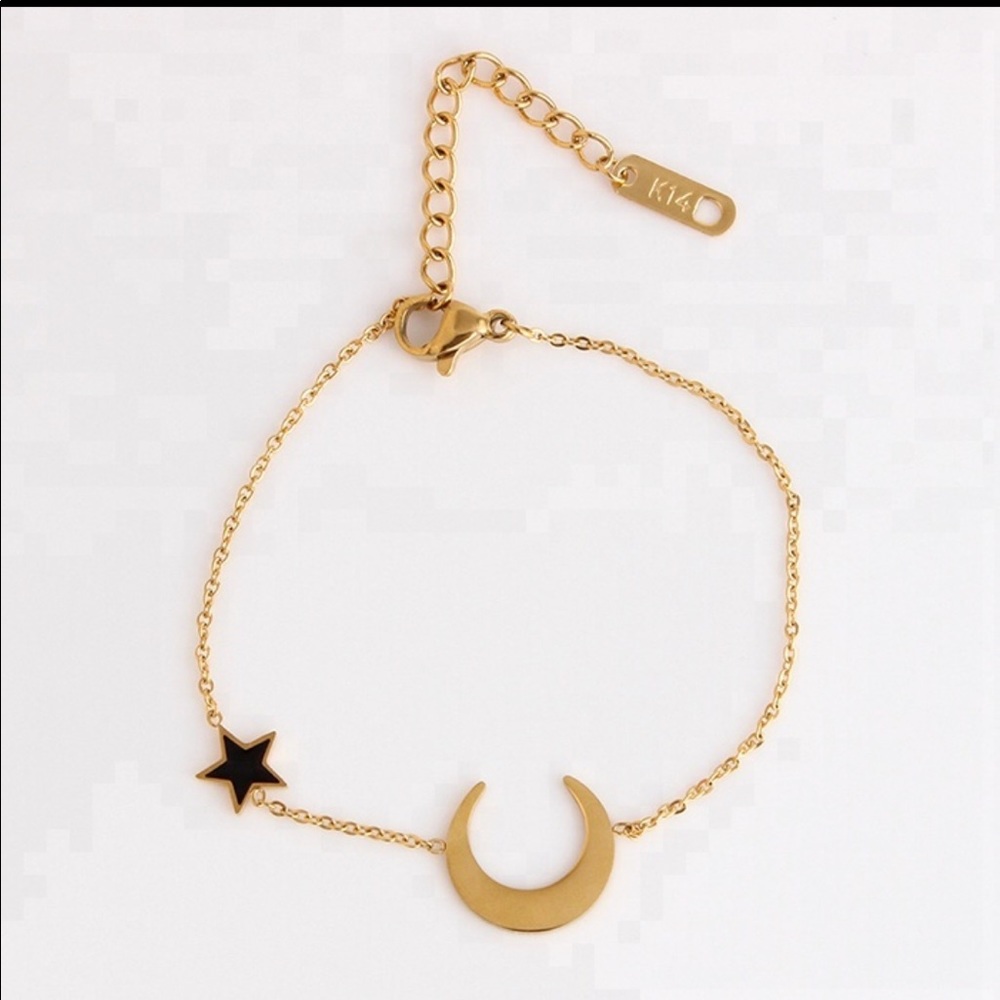 Moon and start bracelet